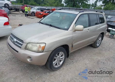 2006 Toyota Highlander Hybrid Limited V6 z USA, uszkodzony, nr VIN JTEEW21A660005568